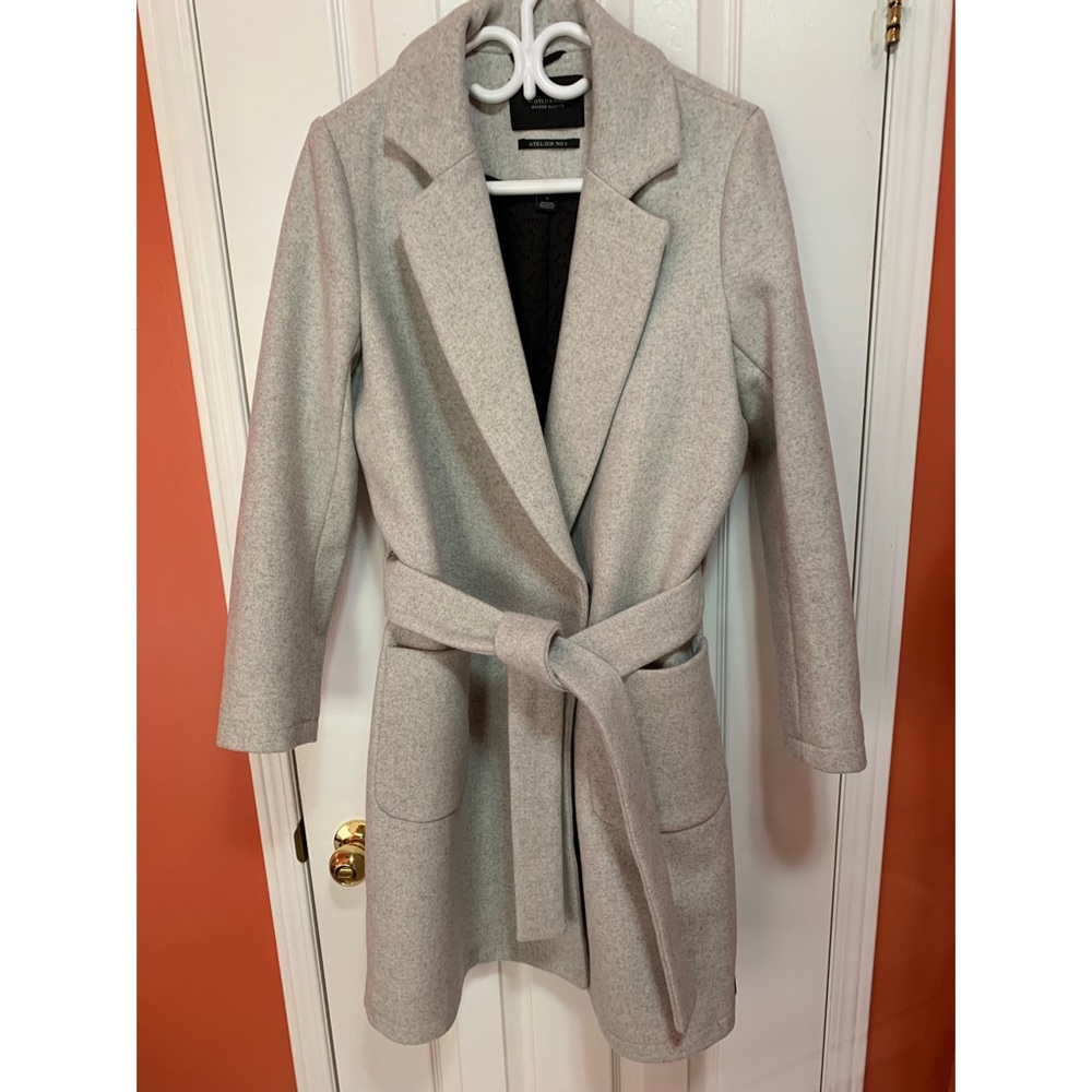Scotch and Soda wool trench coat